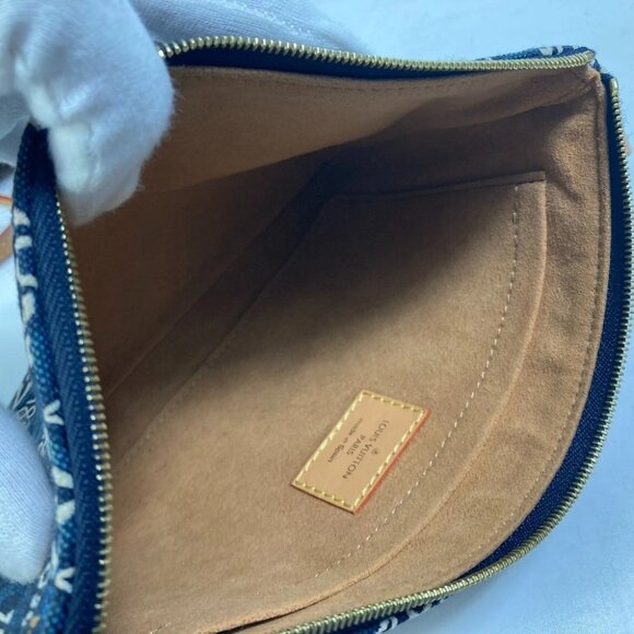 LOUIS VUITTON M57484 Monogram jacquard with pouch NeverfullMM SINCE1854 Tote Bag - Picture 15 of 16